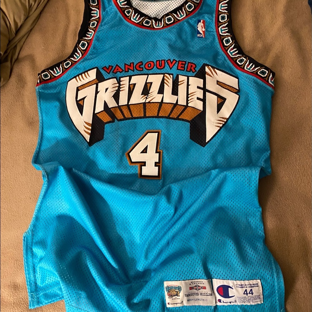 VANCOUVER GRIZZLIES JERSEY #4